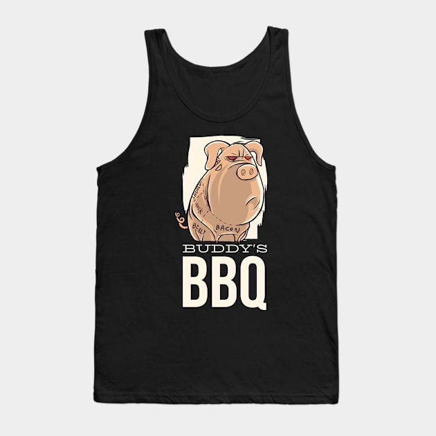 BBQ Pig Barbecue Grill Tank Top by BK55